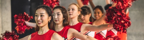 Cheerleading at Sports Day